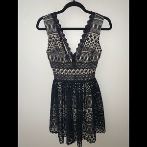 BEBE Black Lace Cocktail dress size 00